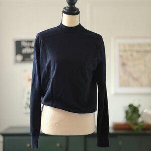 Sandro Crewneck Sweater Navy (S)
